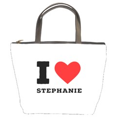 I Love Stephanie Bucket Bag by ilovewhateva