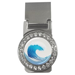Wave Tsunami Tidal Wave Ocean Sea Water Money Clips (cz) 