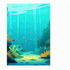 Intro Youtube Background Wallpaper Aquatic Water Large Garden Flag (two Sides)