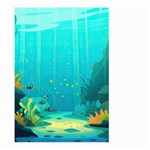 Intro Youtube Background Wallpaper Aquatic Water Large Garden Flag (Two Sides) Front