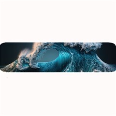 Tsunami Waves Ocean Sea Water Rough Seas 2 Large Bar Mat