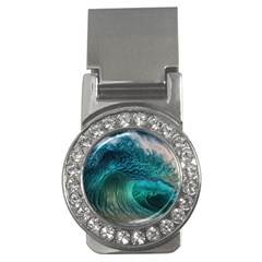 Tsunami Waves Ocean Sea Water Rough Seas Money Clips (cz) 