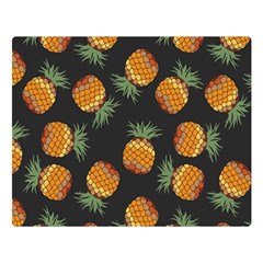 Pineapple Background Pineapple Pattern Premium Plush Fleece Blanket (large)