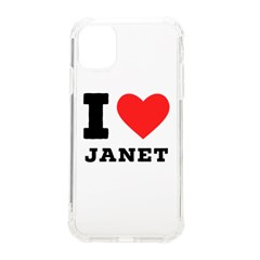 I Love Janet Iphone 11 Tpu Uv Print Case by ilovewhateva