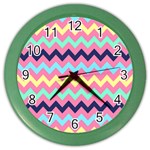 Pattern 114 Color Wall Clock Front