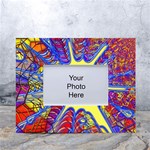 Explosion Big Bang Colour Structure White Tabletop Photo Frame 4 x6  Front