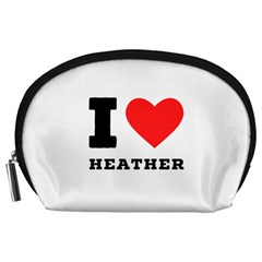 I Love Heather Accessory Pouch (large) by ilovewhateva