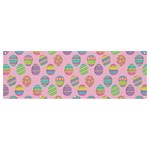 Egg Easter Eggs Pastel Digital Art Banner and Sign 12  x 4  Front