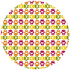 Pattern 219 Wooden Puzzle Round by GardenOfOphir