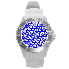Pattern 332 Round Plastic Sport Watch (l)
