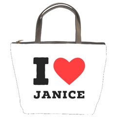 I Love Janice Bucket Bag by ilovewhateva