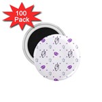 Background Hexagram Spiral 1.75  Magnets (100 pack)  Front