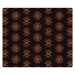 Pattern Floral Texture Icons Premium Plush Fleece Blanket (Small) 50 x40  Blanket Back