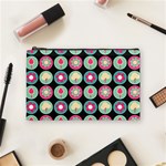 Chic Floral Pattern Cosmetic Bag (Medium) Front