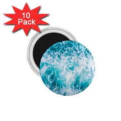 Tropical Blue Ocean Wave 1 75  Magnets (10 Pack) 