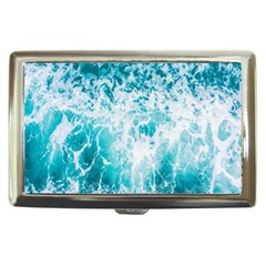 Tropical Blue Ocean Wave Cigarette Money Case
