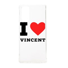 I Love Vincent  Samsung Galaxy Note 20 Tpu Uv Case by ilovewhateva