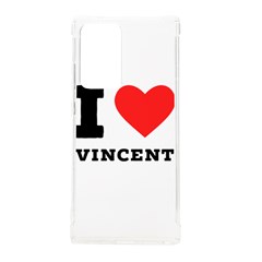 I Love Vincent  Samsung Galaxy Note 20 Ultra Tpu Uv Case by ilovewhateva