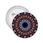 Abstract Kaleidoscope Digital 2.25  Buttons Front