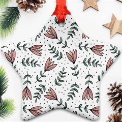 Flowers-49 Star Ornament (two Sides)