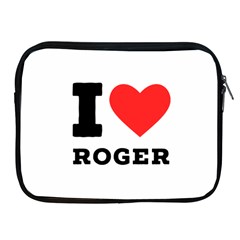 I Love Roger Apple Ipad 2/3/4 Zipper Cases by ilovewhateva