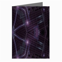 Geometric-art-001 Greeting Cards (pkg Of 8)