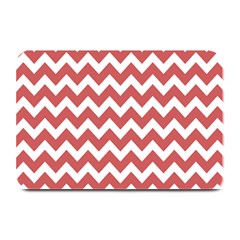 Coral Chevron Pattern Gifts Plate Mats