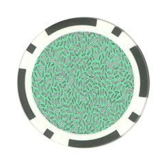 Leaves-015 Poker Chip Card Guard