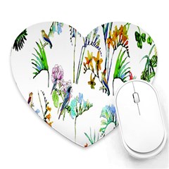 Pink-011 Heart Mousepad