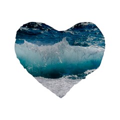 Waves Standard 16  Premium Heart Shape Cushions
