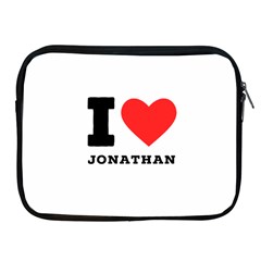 I Love Jonathan Apple Ipad 2/3/4 Zipper Cases by ilovewhateva