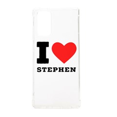 I Love Stephen Samsung Galaxy Note 20 Tpu Uv Case by ilovewhateva