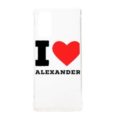 I Love Alexander Samsung Galaxy Note 20 Tpu Uv Case by ilovewhateva