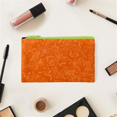 Orange-chaotic Cosmetic Bag (xs)