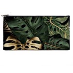 Tropical Leaves Foliage Monstera Nature Home Art Pencil Case Front