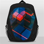Minimalist Abstract Shaping  Abstract Digital Art Backpack Bag Front