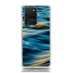 Waves Abstract Waves Abstract Samsung Galaxy S20 Ultra 6.9 Inch TPU UV Case Front
