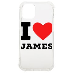 I Love James Iphone 12 Mini Tpu Uv Print Case	 by ilovewhateva