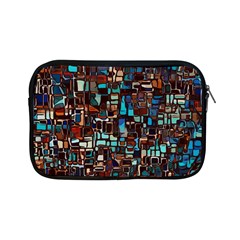 Stained Glass Mosaic Abstract Apple Ipad Mini Zipper Cases by Semog4