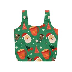 Colorful Funny Christmas Pattern Full Print Recycle Bag (s) by Semog4