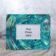 Fractal Abstract Background White Tabletop Photo Frame 4 x6 