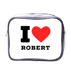 I Love Robert Mini Toiletries Bag (one Side) by ilovewhateva