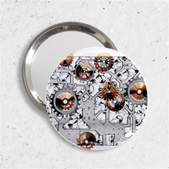 Gears Movement Machine 2 25  Handbag Mirrors