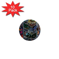 Fictional Character Cartoons 1  Mini Magnet (10 Pack) 