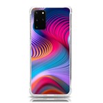 Colorful 3d Waves Creative Wave Waves Wavy Background Texture Samsung Galaxy S20Plus 6.7 Inch TPU UV Case Front
