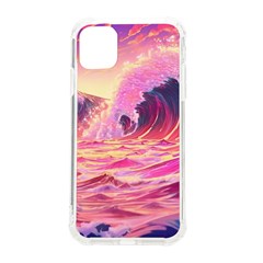 Waves Ocean Sea Tsunami Nautical 5 Iphone 11 Tpu Uv Print Case by Jancukart