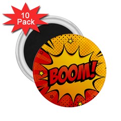 Explosion Boom Pop Art Style 2 25  Magnets (10 Pack) 