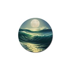 Ocean Sea Waves Tide Golf Ball Marker (10 Pack)