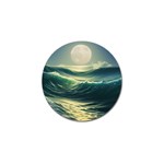Ocean Sea Waves Tide Golf Ball Marker (10 pack) Front