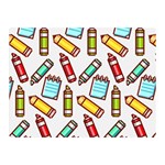 Seamless Pixel Art Pattern Two Sides Premium Plush Fleece Blanket (Mini) 35 x27  Blanket Back